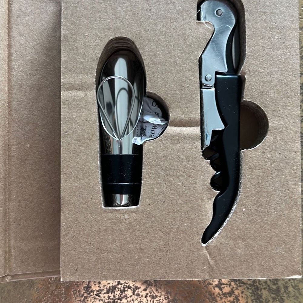 More Wine Please Corkscrew Set Boxed - Picture 3 of 5
